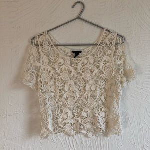 Boho Lace Crop Top